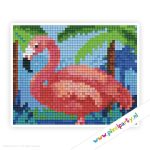 1a_045_pixelhobby_patroon_dier_flamingo
