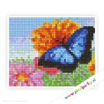 1a_059_pixelhobby_patroon_dier_vlinder_blauw_bloem