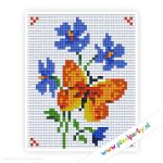 1a_096_pixelhobby_patroon_bloem_vlinder_oranje_bloem