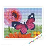 1a_161_pixelhobby_patroon_dier_vlinder_roze