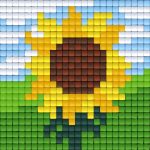 pixelhobby-patroon-pasen-zonnebloem