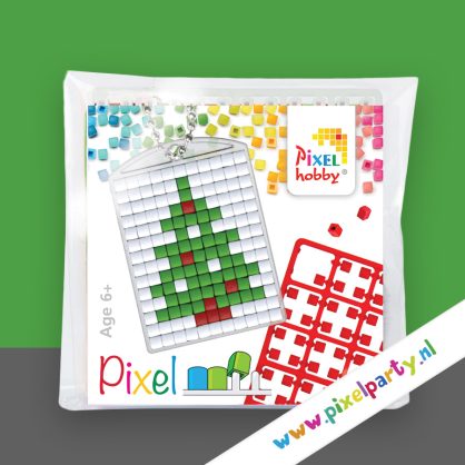 sleutelhanger-pixelhobby-kerst-patroon-kerstboom