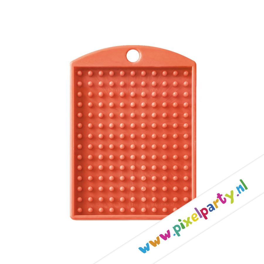 sleutelhanger_medaillon_pixelhobby_koraal_rood